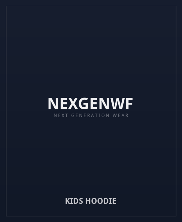 NEXGENWF Kids Hoodie NEXGENWF Kids Hoodie - premium kids hoodie in black