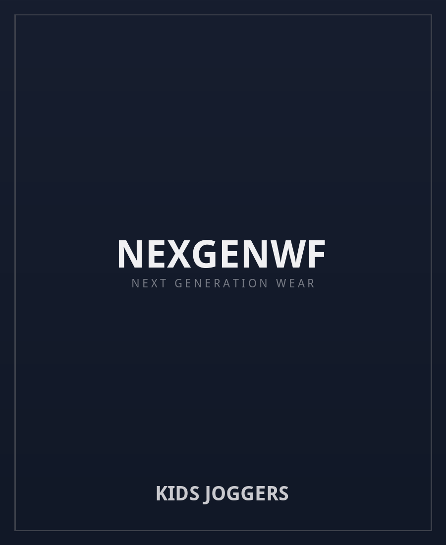 NEXGENWF Kids Joggers NEXGENWF Kids Joggers - premium kids joggers in black