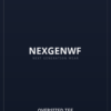 NEXGENWF Oversized Tee NEXGENWF Oversized Tee - premium oversized tee in black